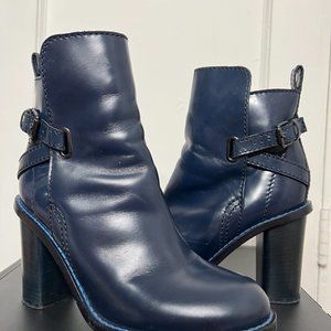 ACNE STUDIOS Cypress NAVY Heeled Women's Boots/Booties